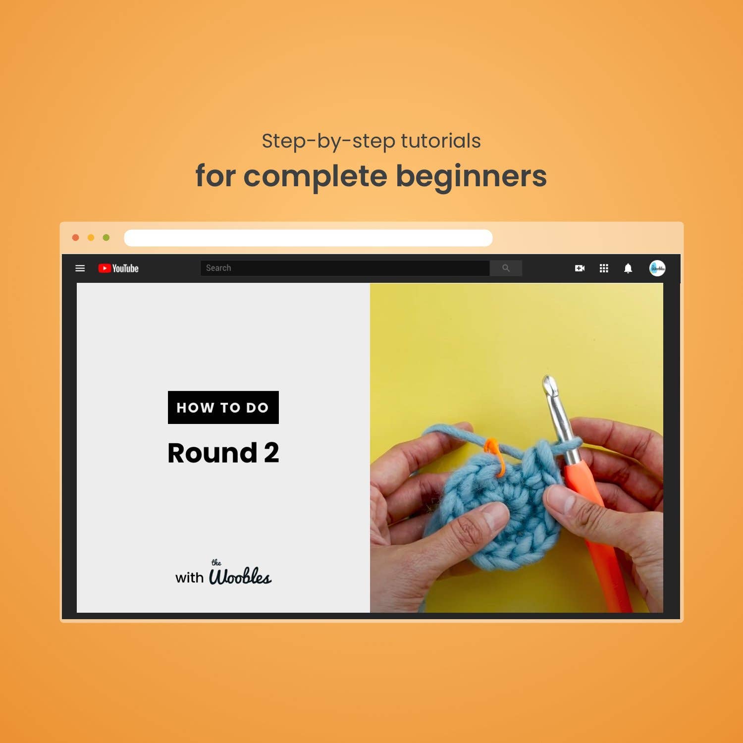 Woobles Beginner Crochet Kit - Jojo the Bunny