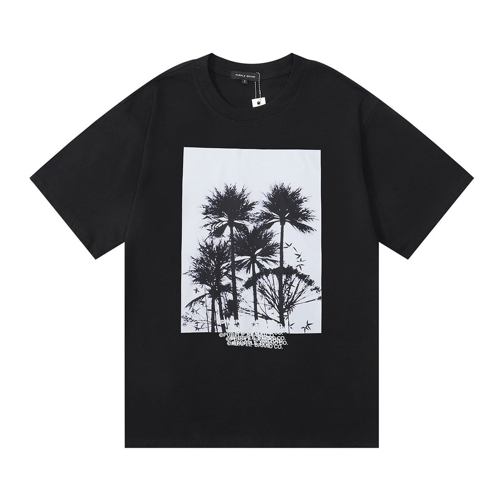 PURPLE  fashion T-shirt