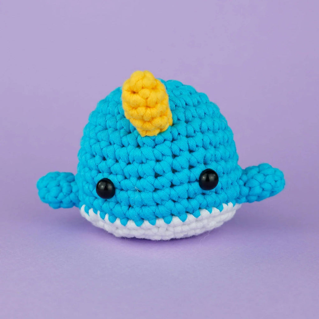 Woobles Beginner Crochet Kit - Bjorn the Narwhal