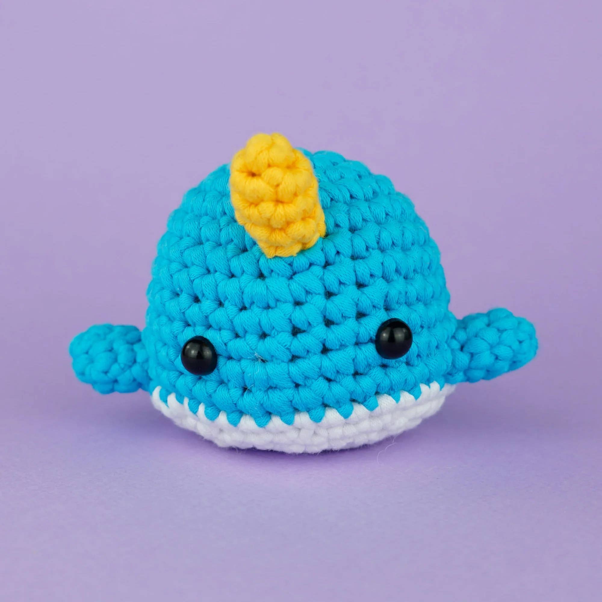 Woobles Beginner Crochet Kit - Bjorn the Narwhal
