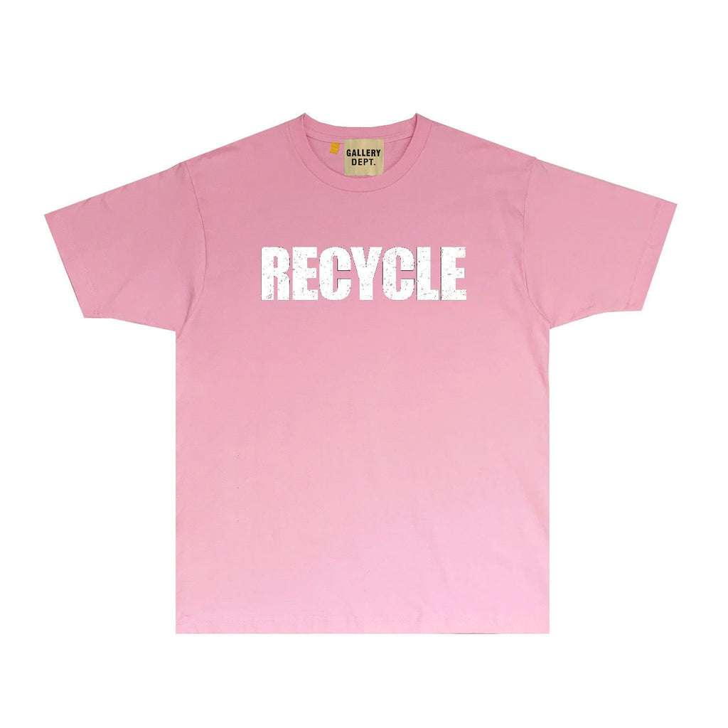 Gallery Dept T Shirt Retro Printed Loose Short-Sleeved Shirt (part2)