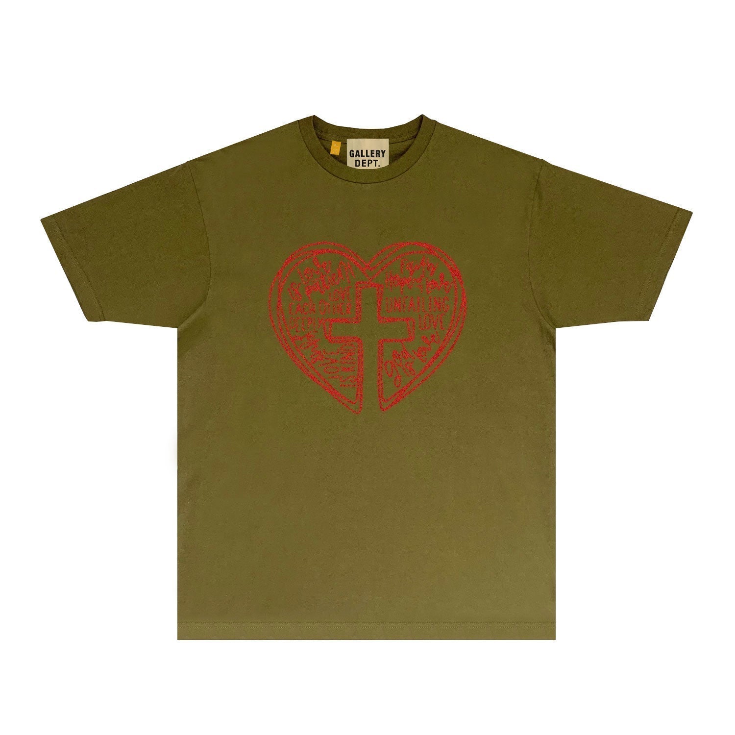 Gallery Dept T Shirt Retro Printed Loose Short-Sleeved Shirt