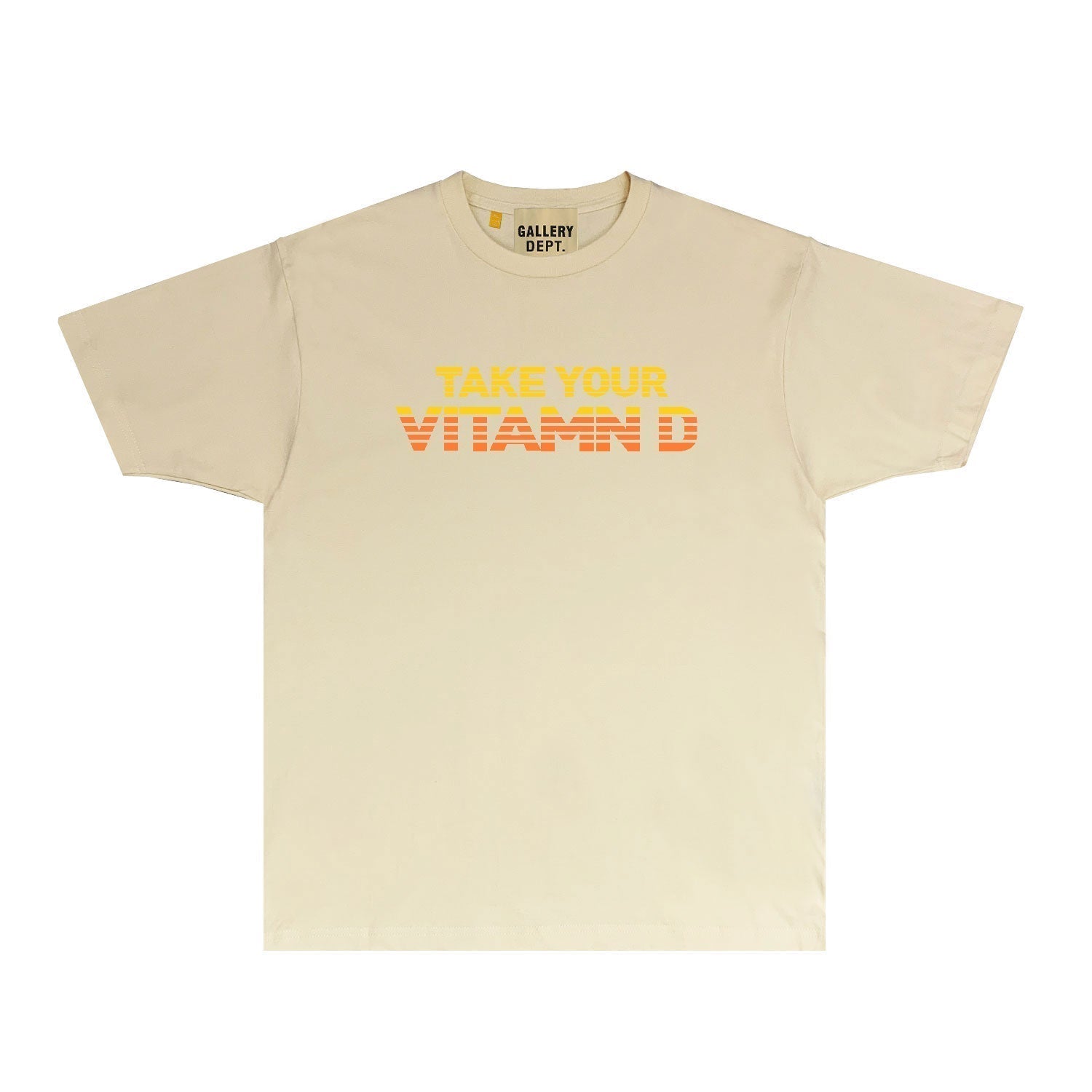 Gallery Dept T Shirt Retro Printed Loose Short-Sleeved Shirt