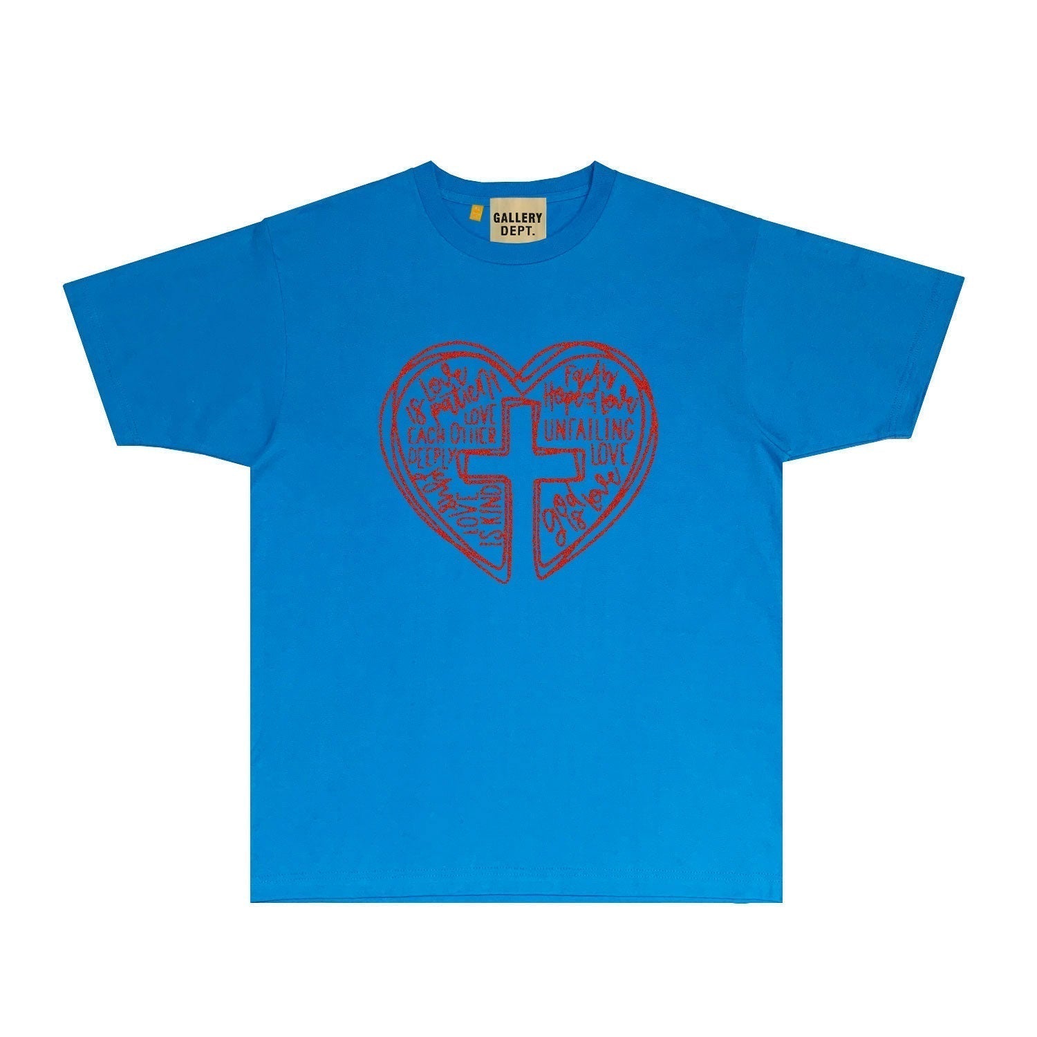 Gallery Dept T Shirt Retro Printed Loose Short-Sleeved Shirt