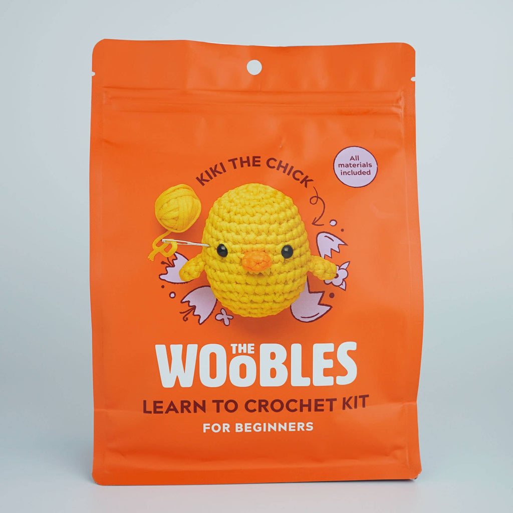 Woobles Beginner Crochet Kit - Kiki the Chick