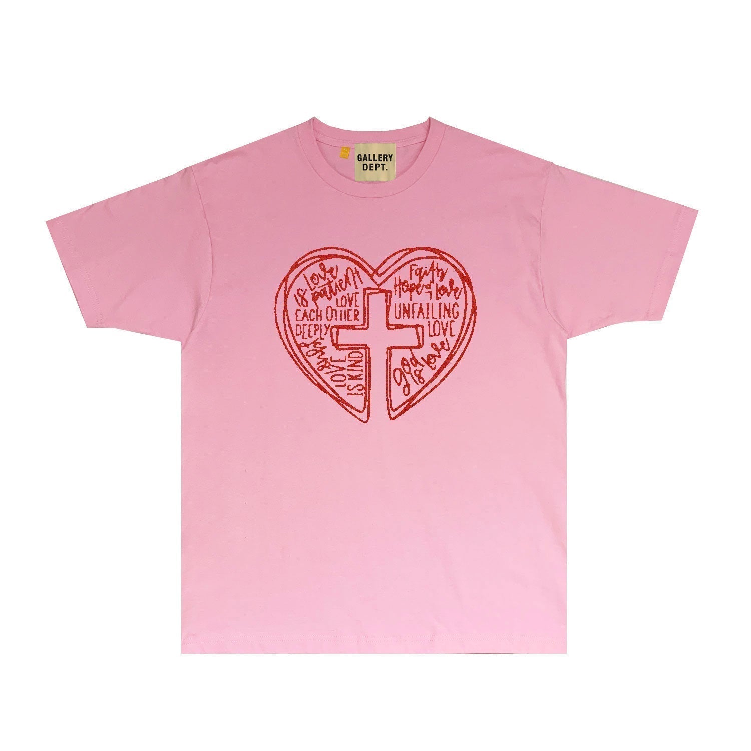 Gallery Dept T Shirt Retro Printed Loose Short-Sleeved Shirt