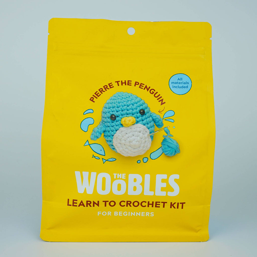 Woobles Pierre the Penguin Beginner Crochet Kit