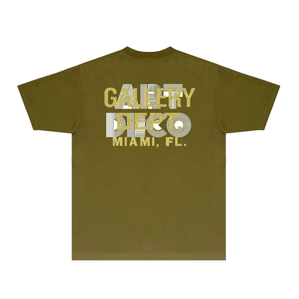 Gallery Dept T Shirt Retro Printed Loose Short-Sleeved Shirt (part2)