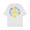CHH Chrome Heart T Shirts Cross Print Short Sleeve T-Shirt Loose