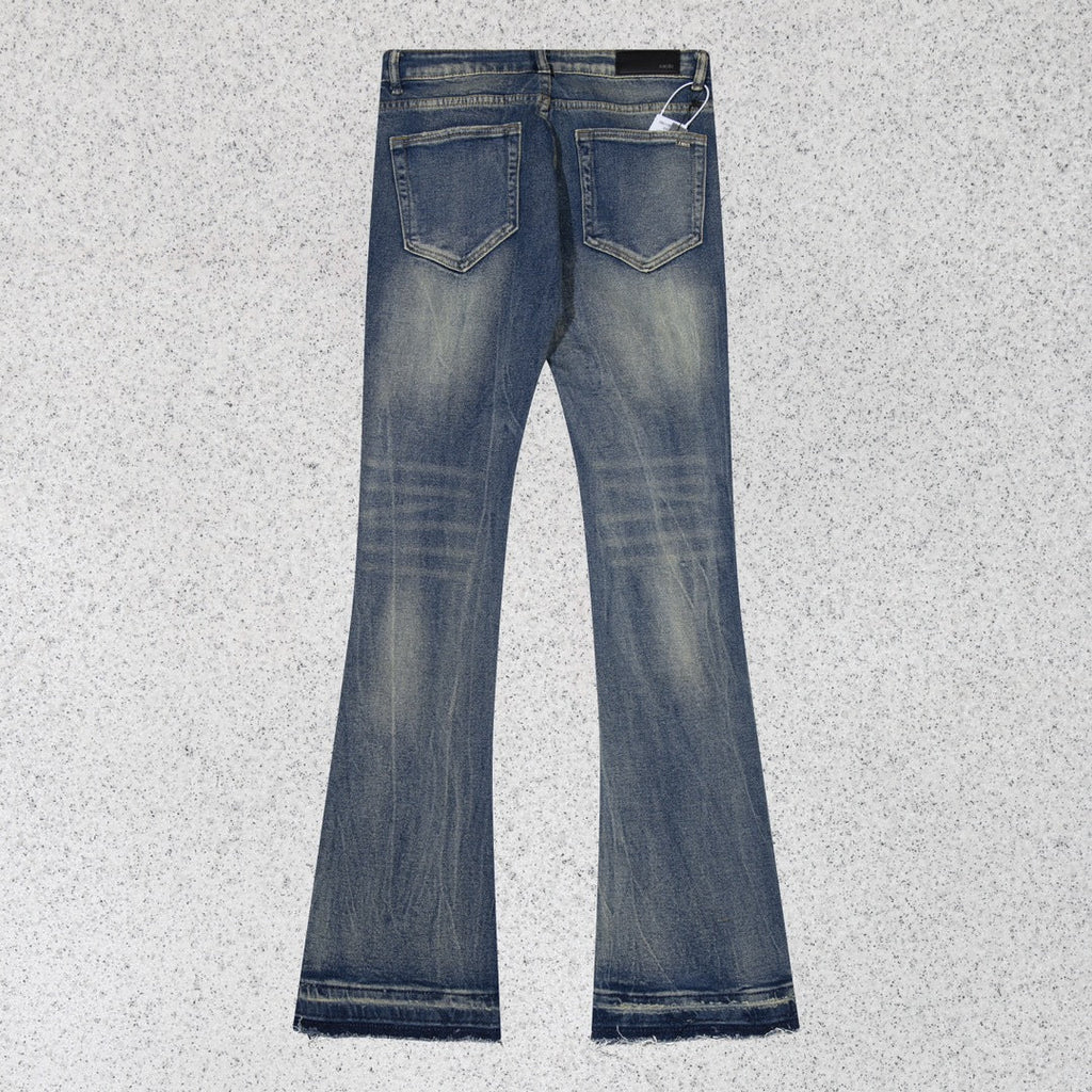 Amiri Jeans Trendy Sticker Embroidered Jeans