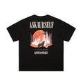 Askyurself T-shirts Loose Men's and Women's VTG Short-Sleeved T-shirt