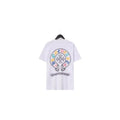 CHH Chrome Heart T Shirts Croix Cross Color Leather Printed Short Sleeve T-Shirt