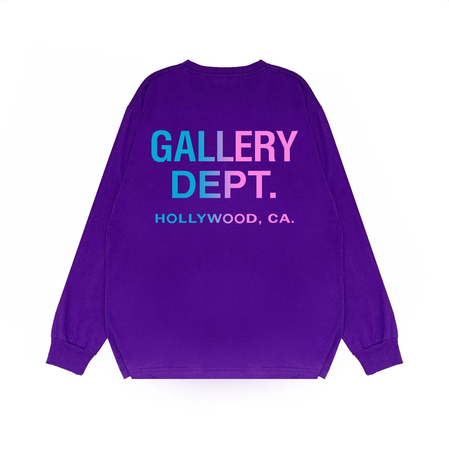 Gallery Dept Long Sleeved Shirt Fashion Brand Long Sleeve Long-Sleeved T-shirt Blouse