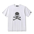 Bathing Ape T-Shirt Summer Ape Head Printed Short Sleeve T-shirt