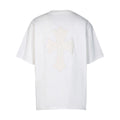 CHH Chrome Heart T Shirts Croix Cross Color Embroidery Printed Short Sleeve T-Shirt Loose