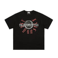Askyurself T-shirts Sanskrit Circle Printing inside-out Wear Design Loose Couple