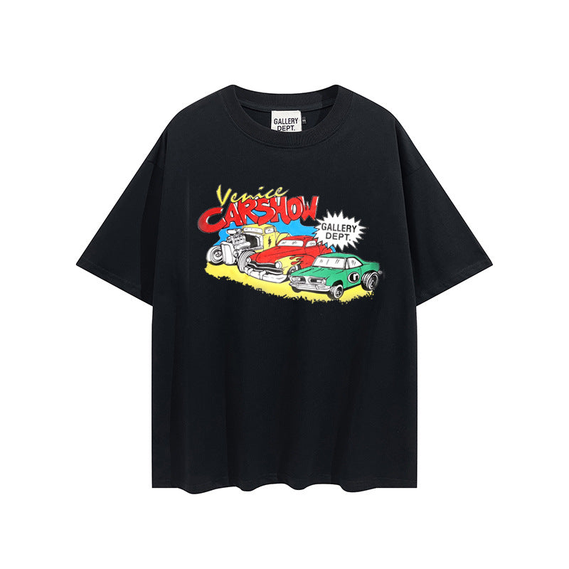 Gallery Dept T Shirts Trendy Gallery Dept Design Printed Male and Female Couples Wear Short Sleeve T-shirt