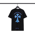 CHH Chrome Heart T Shirts Sanskrit Color Printing Loose Cotton Casual Crew Neck Short Sleeve T-Shirt