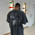 Askyurself T-shirts Casual Loose Men's Fog Short Sleeve Summer
