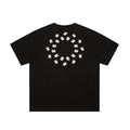 Askyurself T-shirts Relief Three-Dimensional Puff Print Paisley