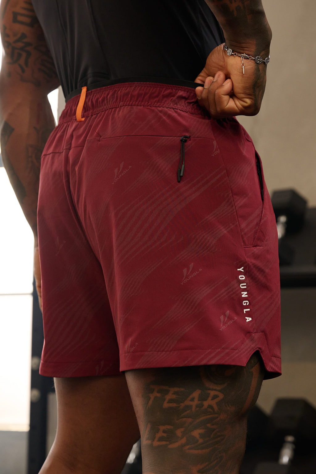 1052 - Reflective Fitness Shorts
