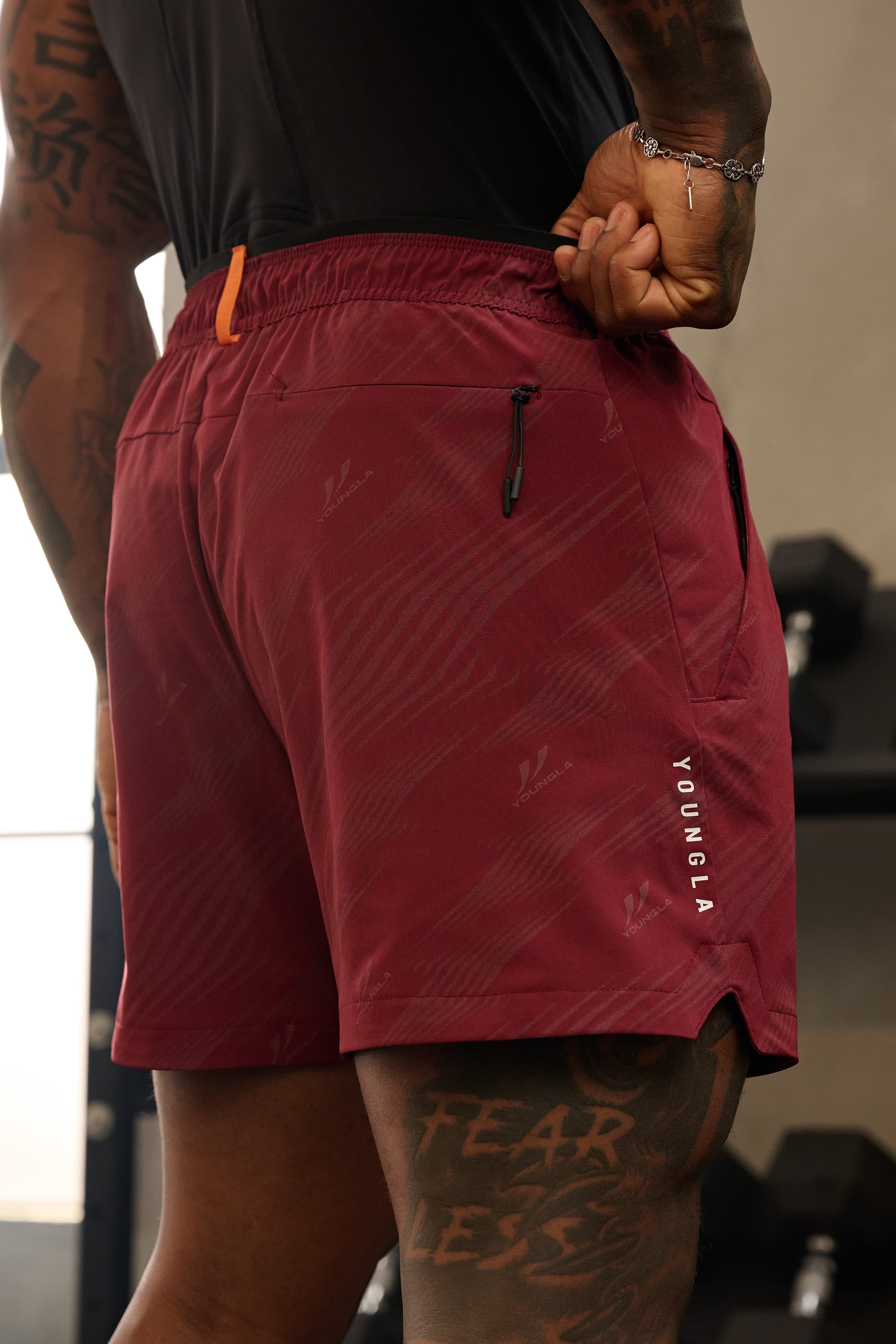 1052 - Reflective Fitness Shorts