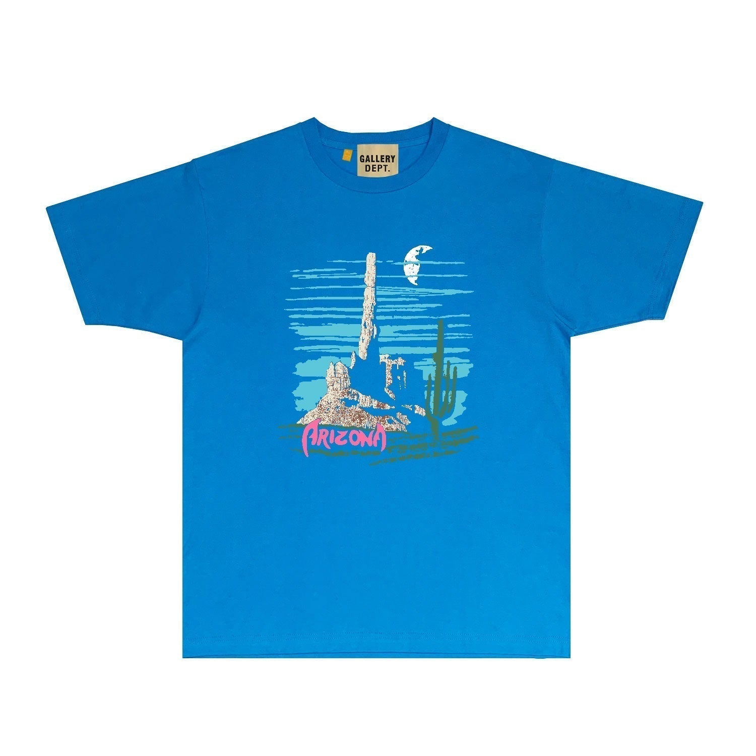 Gallery Dept T Shirt Retro Printed Loose Short-Sleeved Shirt