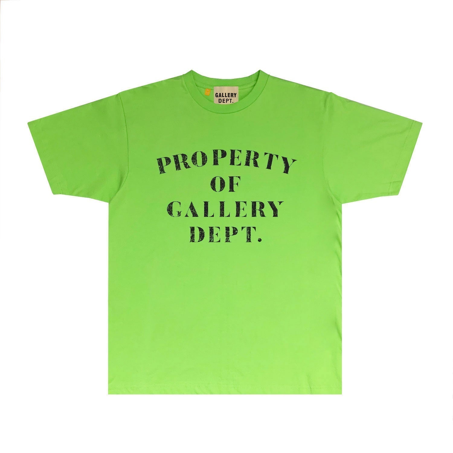 Gallery Dept T Shirt Retro Printed Loose Short-Sleeved Shirt