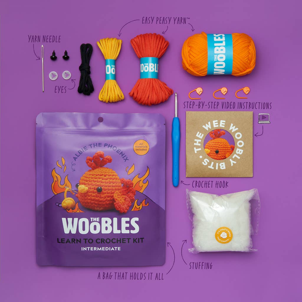 Albie the Phoenix Crochet Kit