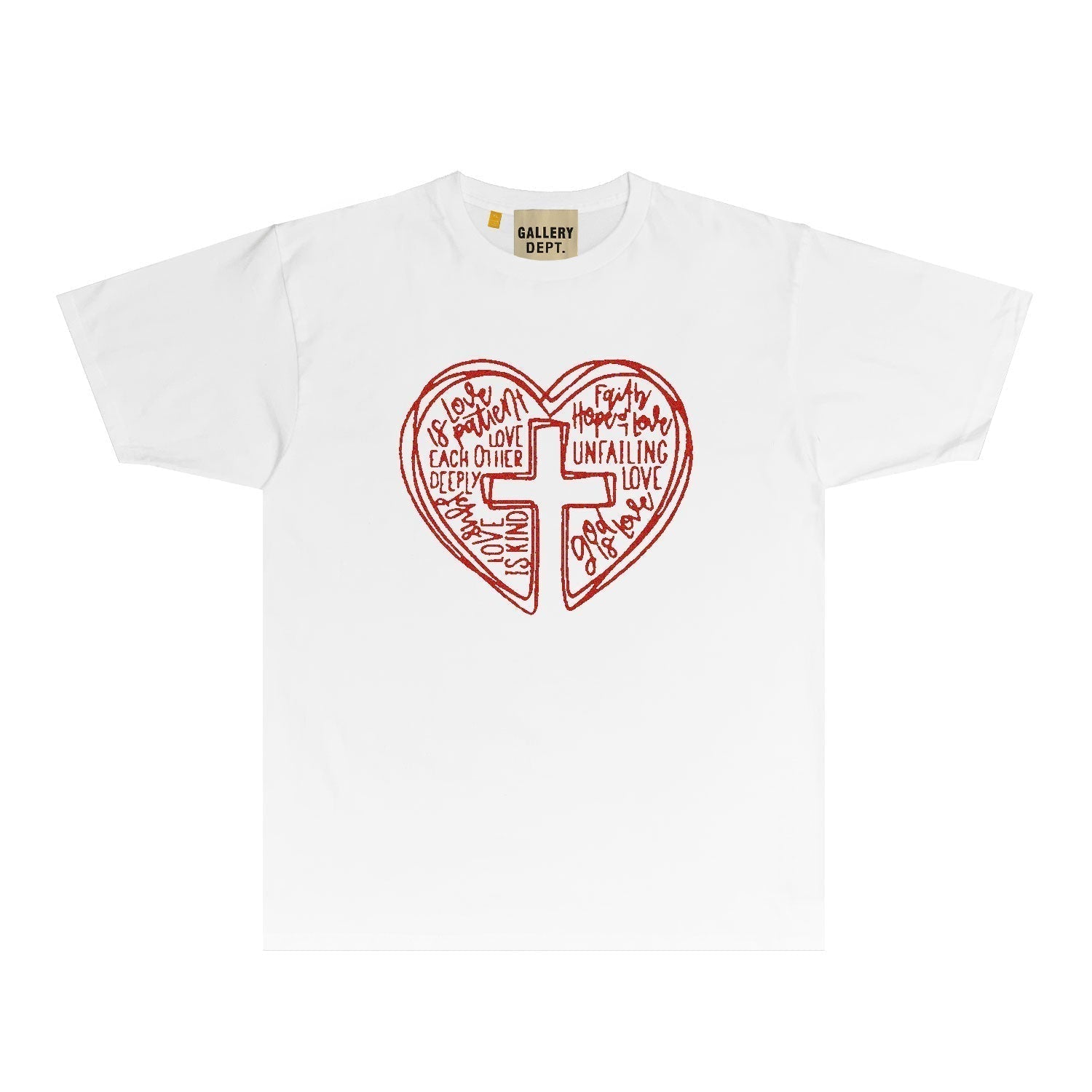 Gallery Dept T Shirt Retro Printed Loose Short-Sleeved Shirt